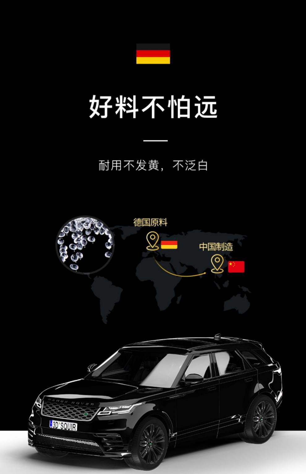 Suitable for Land Rover blackened headlight film TPU front headlight and taillight color changing light control film transparent black warrior film