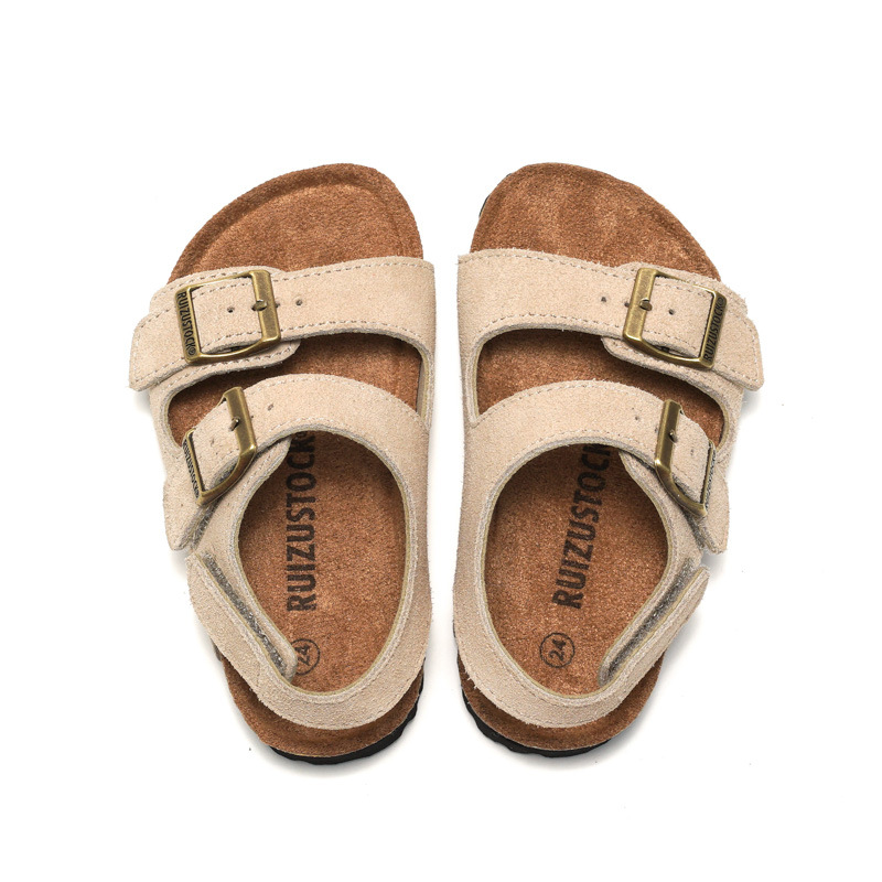 RUIZUSTOCK Frühling Neue kinder Sandale Kork Sandalen Jungen Strand Schuhe Mädchen Student Hausschuhe_voghion.com
