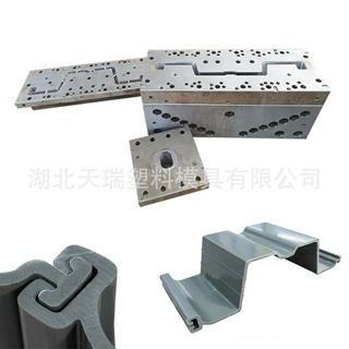 塑钢PVC生态板防洪板河岸挡水板挤出模具