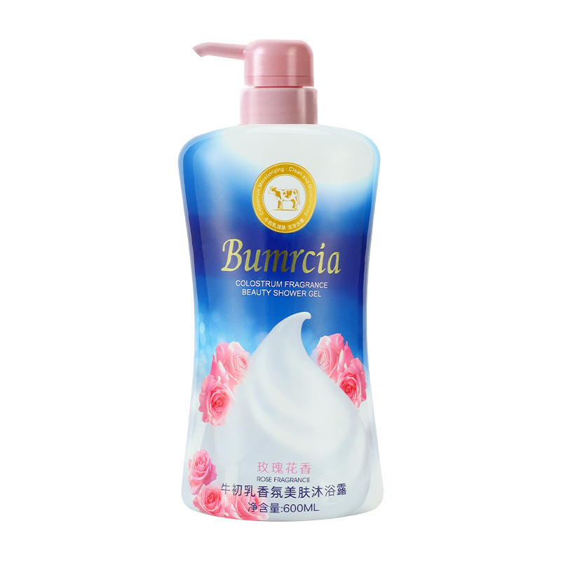 600ml牛乳香氛沐浴露玫瑰花香滋润沐浴液浓密泡沫持久留香沐浴露|undefined