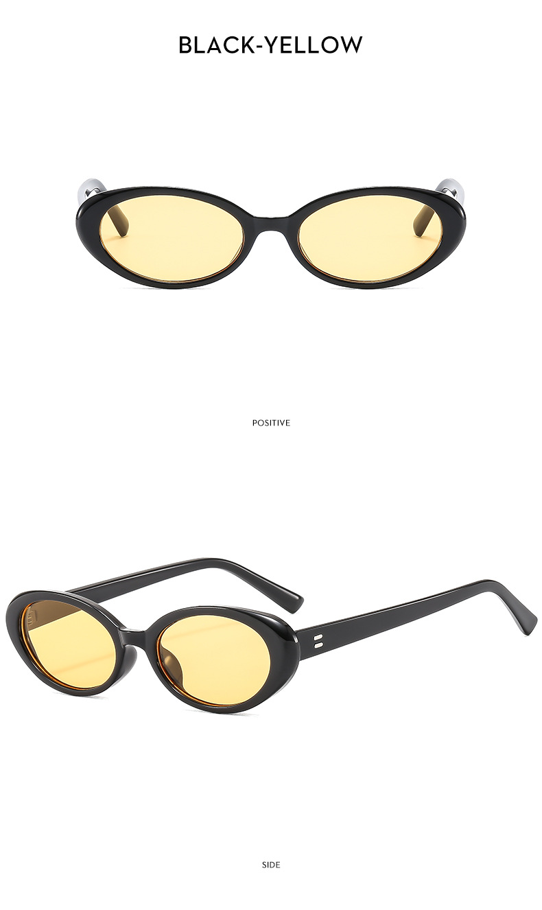 57g Weight Full Frame Glasses Structure Sunglasses Classification PC, UV400 Protection Lens Material Oval Frame Glasses Style Casual, Travel Occasion Oval Pattern All Seasons Season Unisex Gender Vacation, Streetwear Style Vacation Streetwear Oval PC UV400 Protection Oval Frame Full Frame Women's Sunglasses 12