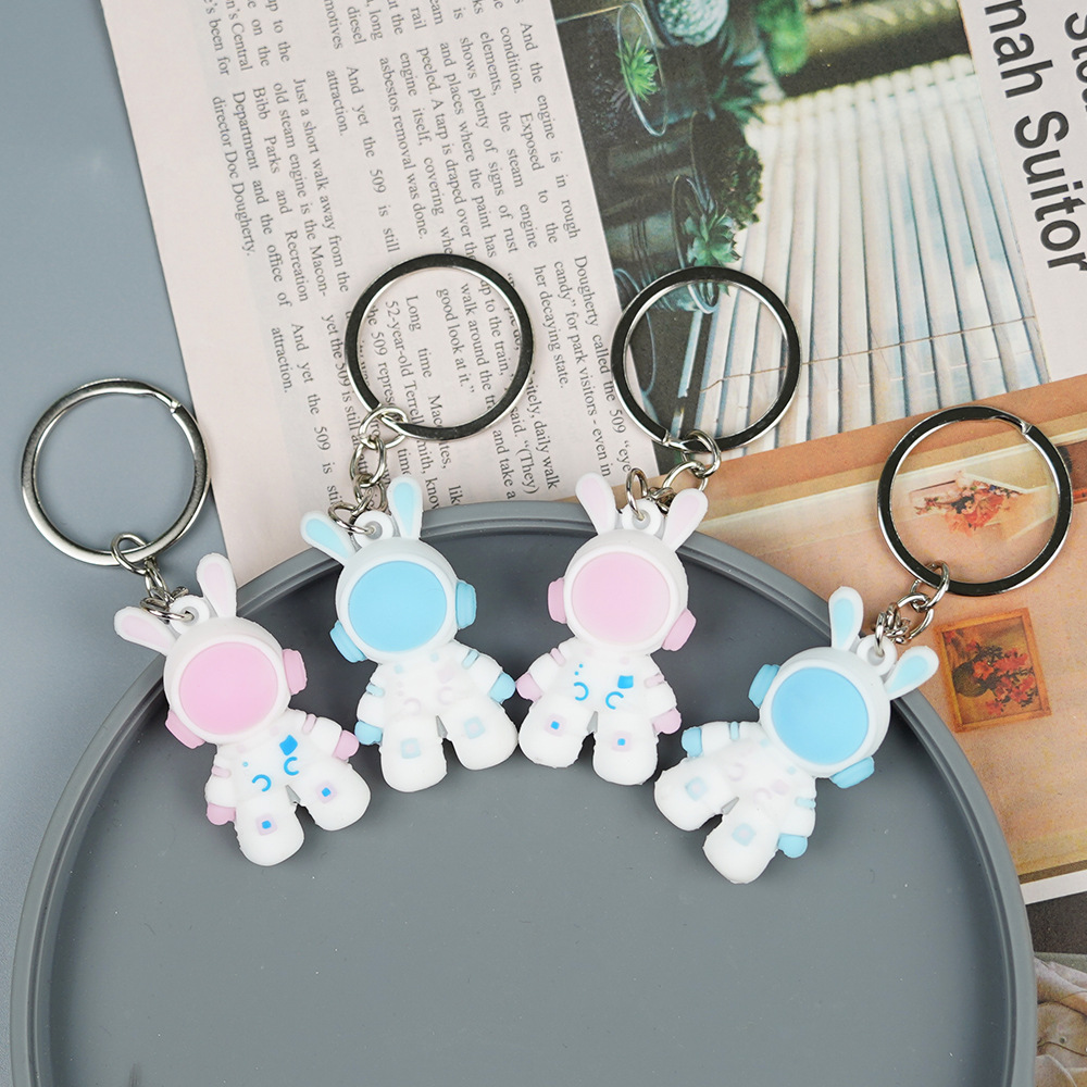 Cartoon Cute Doll Key Chain Pendant Bag Pendant Small Space Rabbit Key Chain Doll Machine Gift Wholesale