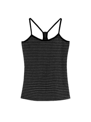Unique and stylish Thai-style niche striped sleeveless camisole for women—new summer design, perfect for wearing alone or as a base layer, slim-fit short top.