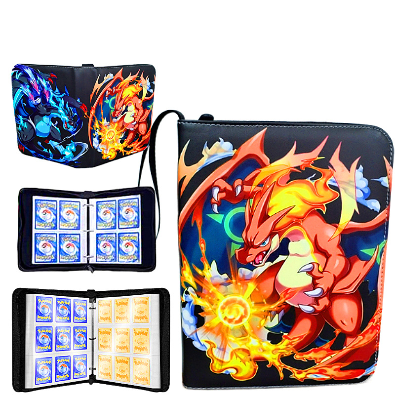 FUENTE fabricante en stock suministro baokemeng juego tarjeta colección libro Magic Baby Tarjeta de cremallera libro de almacenamiento