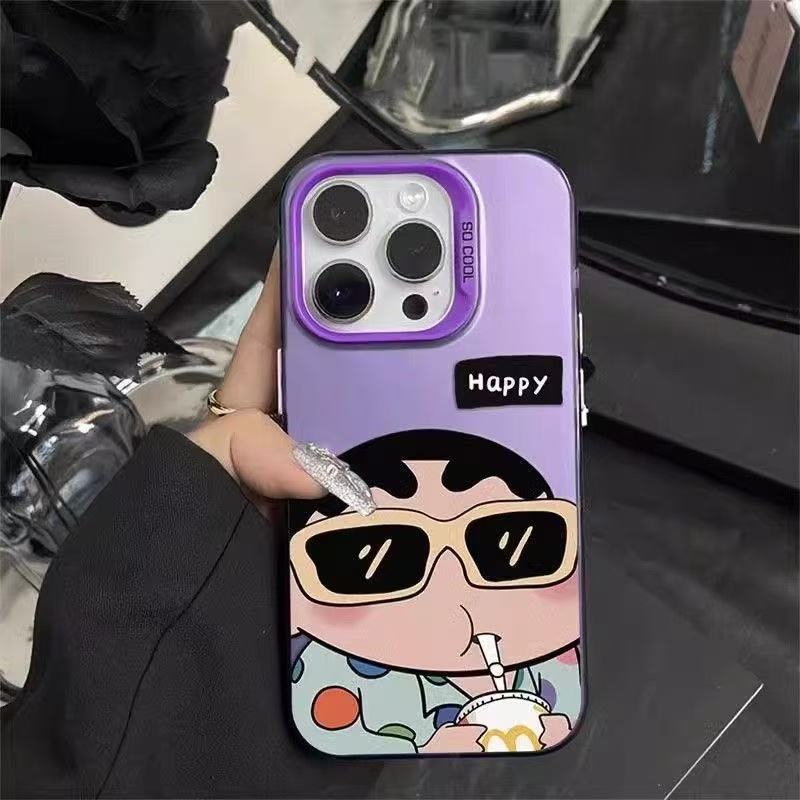 Gafas de sol Xiaoxin Adecuado para Apple 16Promax Funda para teléfono móvil Funda de gas personalizada iPhone15/14/13 Texto 12