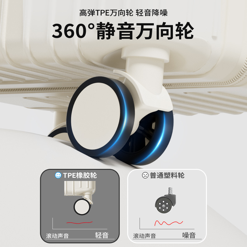 Maleta para mujeres, 28 pulgadas, multifunción, 20 pulgadas, rueda silenciosa universal, caja de embarque a prueba de explosiones.