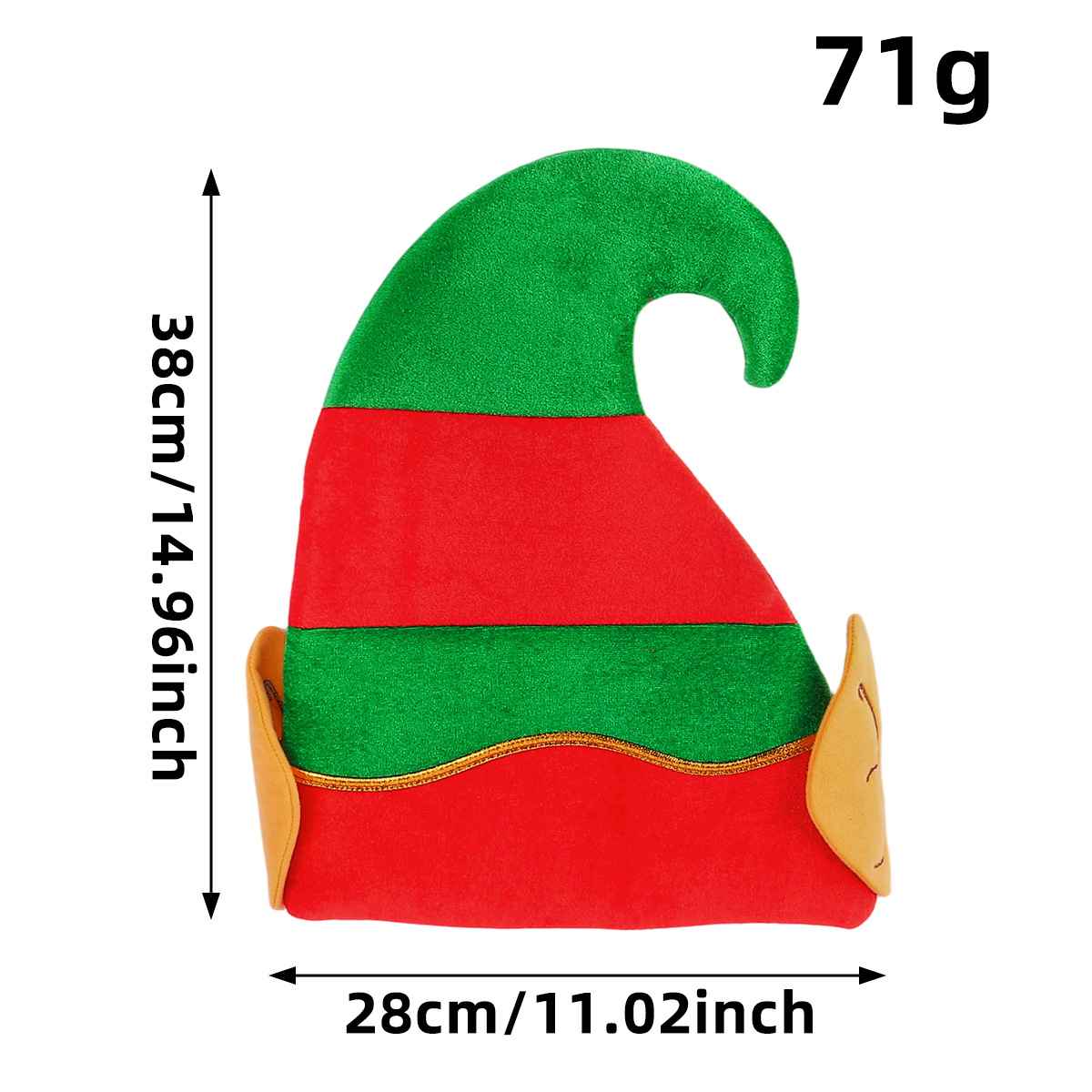 Nuevos accesorios de decoración navideña, gorros navideños para niños, gorros navideños de tela no tejida para adultos al por mayor, nuevos regalos image 7