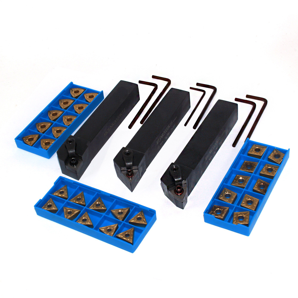 3组MCLNR2020M12/MTJNR2020M16/MWLNR2020M08+配套刀片系列套装