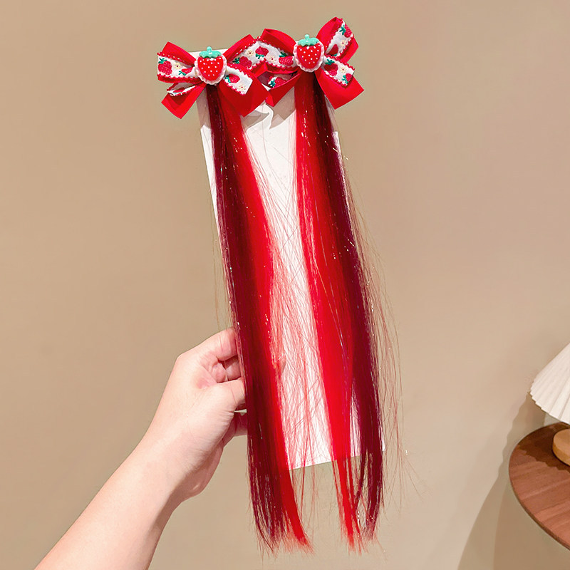 Nuevo clip de peludo para niños, accesorios para el cabello, tocado para niñas, horquilla, horquilla de lazo para bebé, pony, lindo