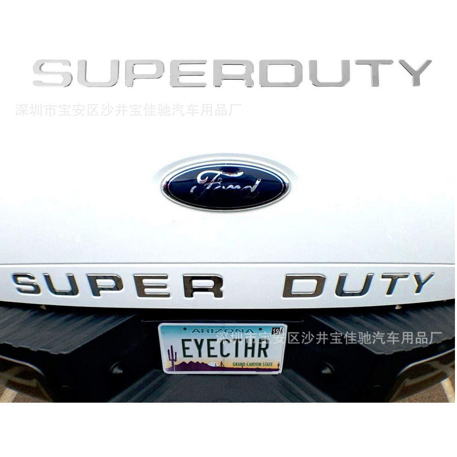 Suitable for 08-16 Ford Super duty tail box labeling ABS stereo car logo foreign trade items
