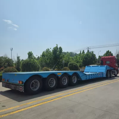 semi-trailer for cargo transportation – Ağır yük qoşquları