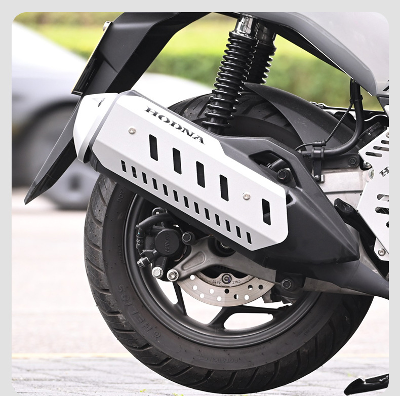 Suitable for Xin Da Zhou Honda Ns150Xc Bumper Exhaust Bar Anti-Fall Bar Water Tank Cover Exhaust Cover Modification Accessories