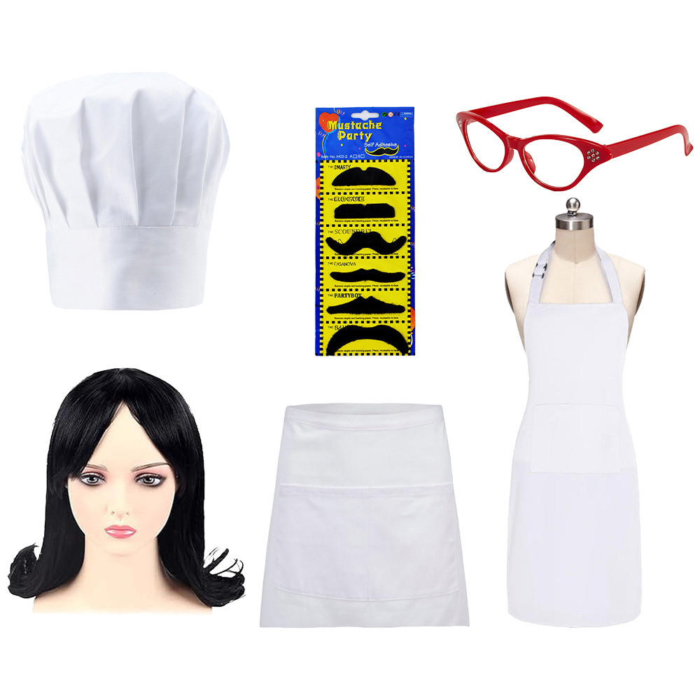 Nuevo chef sombrero accesorios de papel cosplay juegos de rol en casa fiesta maquillaje accesorios de ropa