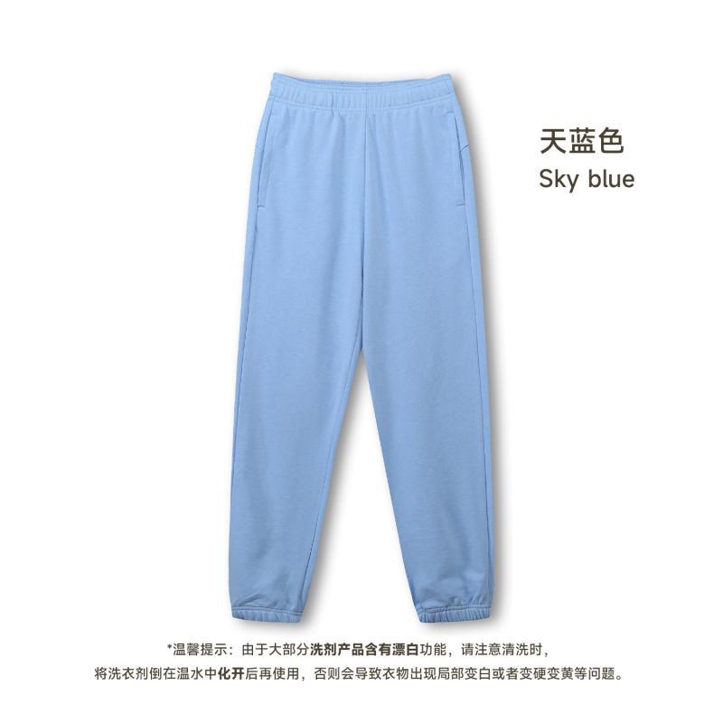 Pantalones de chándal con cordón de primavera y otoño Pantalones deportivos atados al tobillo para hombres pareja pantalones rosados para hombres y mujeres pantalones casuales sueltos logotipo impreso