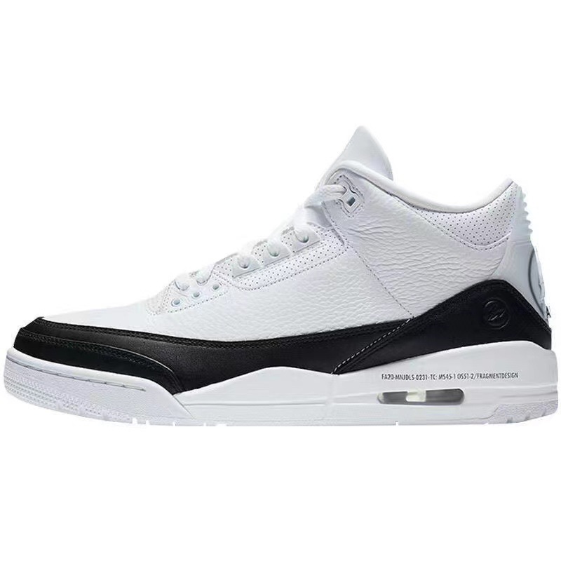 AJ3 negro cemento de carreras azul Fujiwara Hiroshi air mat zapatos de baloncesto Joe3 antideslizante desgaste zapatos deportivos casuales para hombres y mujeres