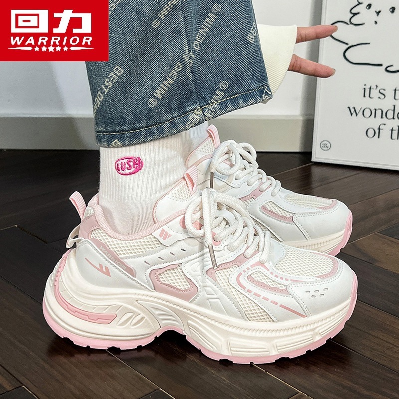 回力WXY-M137Z老爹鞋女2025秋季爆款百搭鞋子女厚底运动鞋女（魔|undefined