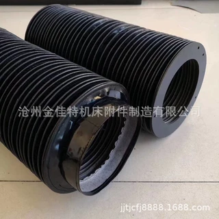 缝制式保护套拉链式圆形油缸防尘罩液压轴气缸丝杆伸缩式防护罩