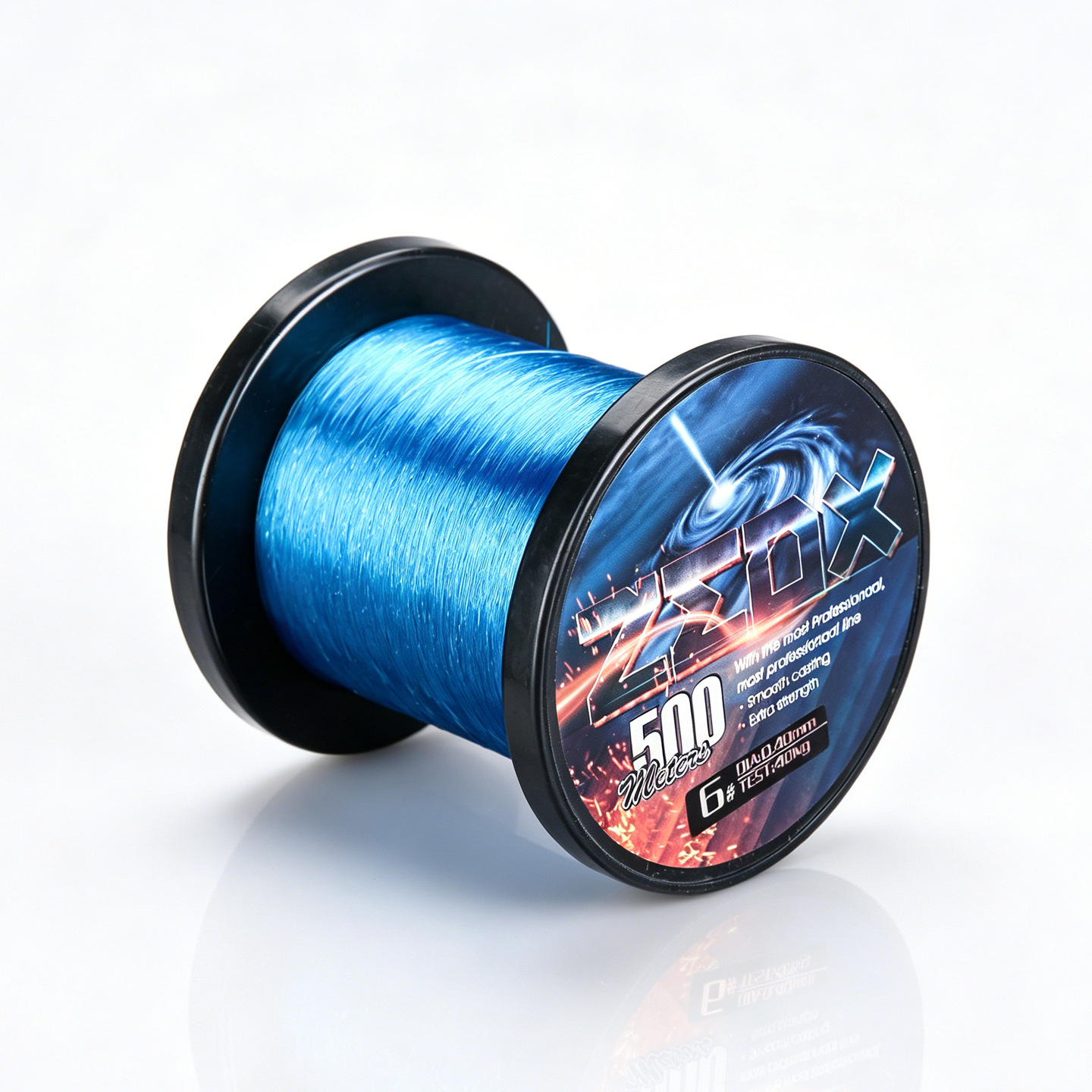 Línea de Pesca de Nylon de Alta Resistencia 500m Nylon Alta Resistencia, Transparente para Peces Grandes