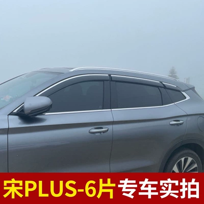 Rain shield – Han EV, Dolphin, Yuan Pro - 6-piecesall-versions-of-song-pluselectroplated-bright-stripsupgraded-and-thickened