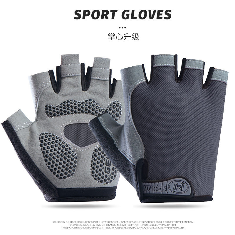 Protección solar medio dedo guantes hielo seda manicura hombres y mujeres delgada primavera y verano transpirable al aire libre equitación guantes de fuga de dedo