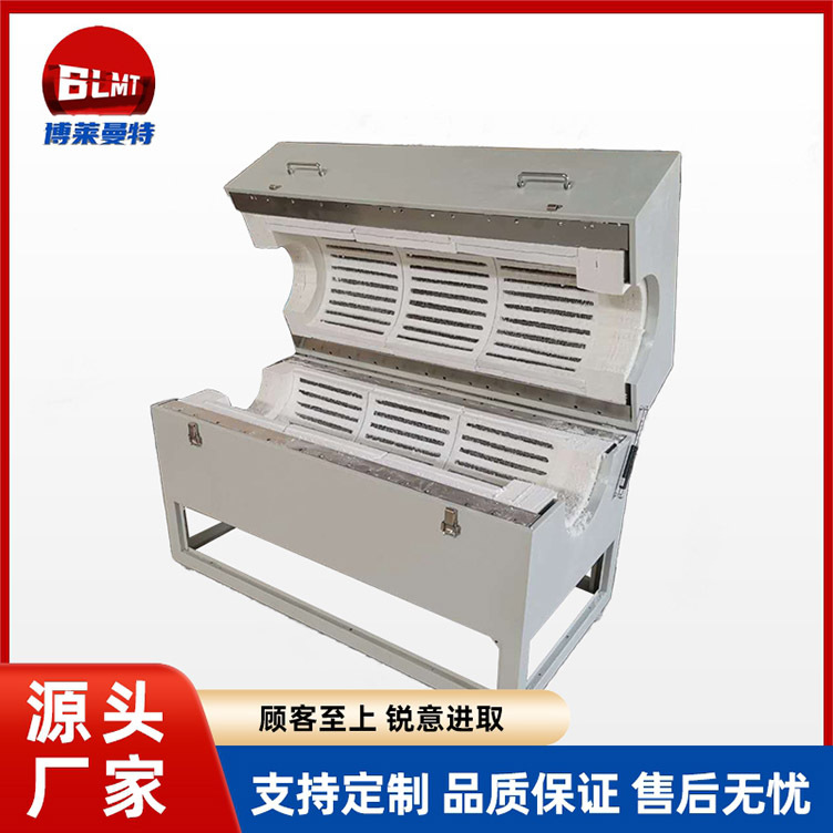 真空气氛管式炉 智能开启式石英管实验室电炉 独立温控水平电炉