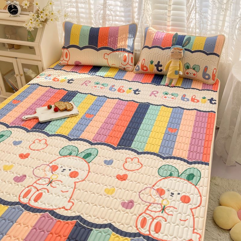 무지개 토끼 (라텍스 여름 매트)