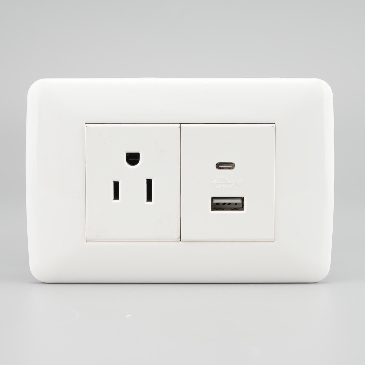 2024 Nuevo estándar estadounidense y europeo México Colombia Perú Venezuela lámpara eléctrica enchufe de pared