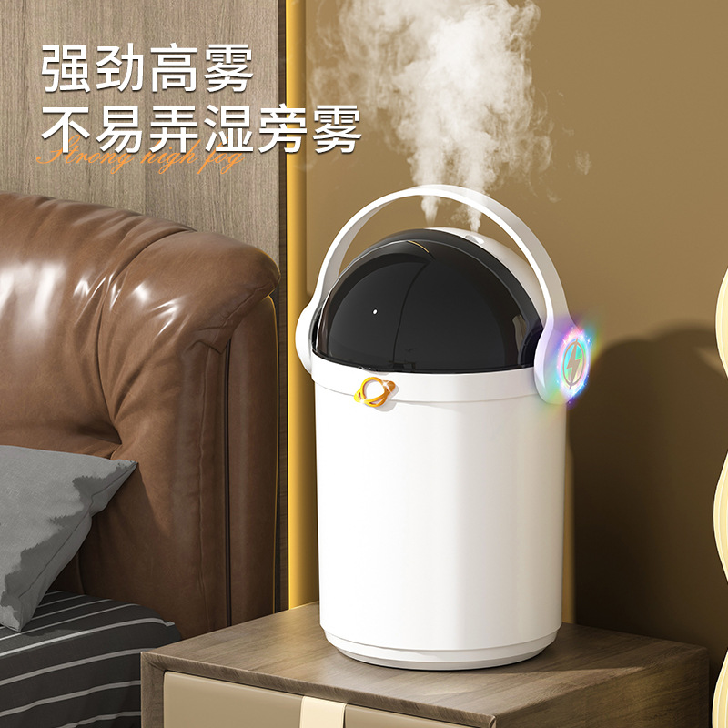 Spaceman luminous humidifier household dual spray fog spray atomizer usb portable desktop humidifier