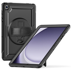 サムスンA9plusタブレット保護カバー回転スタンド蜂の巣手帯B型転倒防止曲げ保護ケースを適用