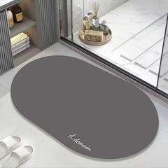 クロスボーダー無地のシンプルなバスルームフロアマット、吸水性、速乾性、滑り止めフットマット、バスルームの汚れに強くお手入れが簡単なフットマット