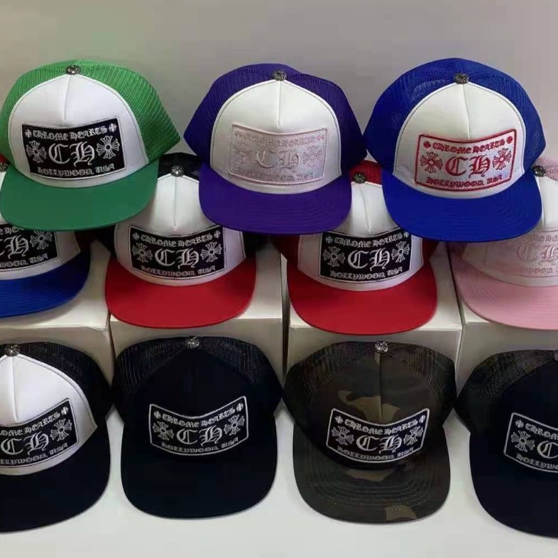 Tendencia de sombreros para hombres Versión coreana de la hermosa gorra para el sol de malla CH gorra de béisbol gorra de visera de protección solar ajustable para mujer verano fresco