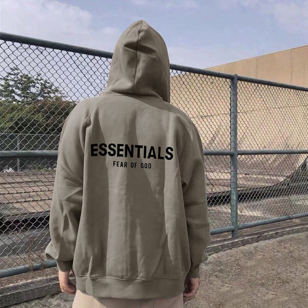 Tide brand compound line Essentials Zone hooded sweater loose slogan…
