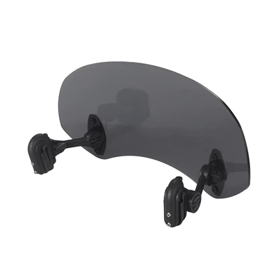 Universal Motorcycle Modification Parts, Height-Adjustable Wind Deflector Suitable for Yamaha, Kawasaki, Honda (Motorcycle front windshield) - small-windshield-dark-purple-gray