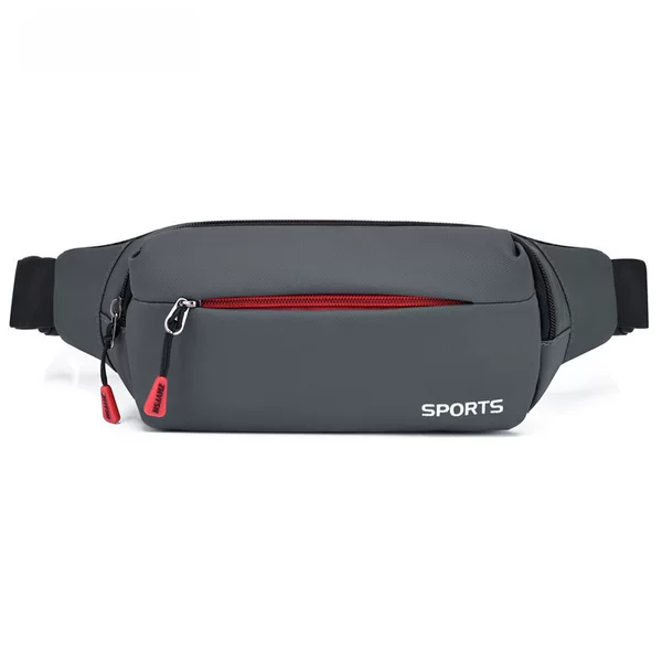 New Style Simple Water-repellent Waist Bag Korean Style Large Capacity Personalized Cash register Bag Outdoor Leisure Travel Mobile Phone Storage Bag