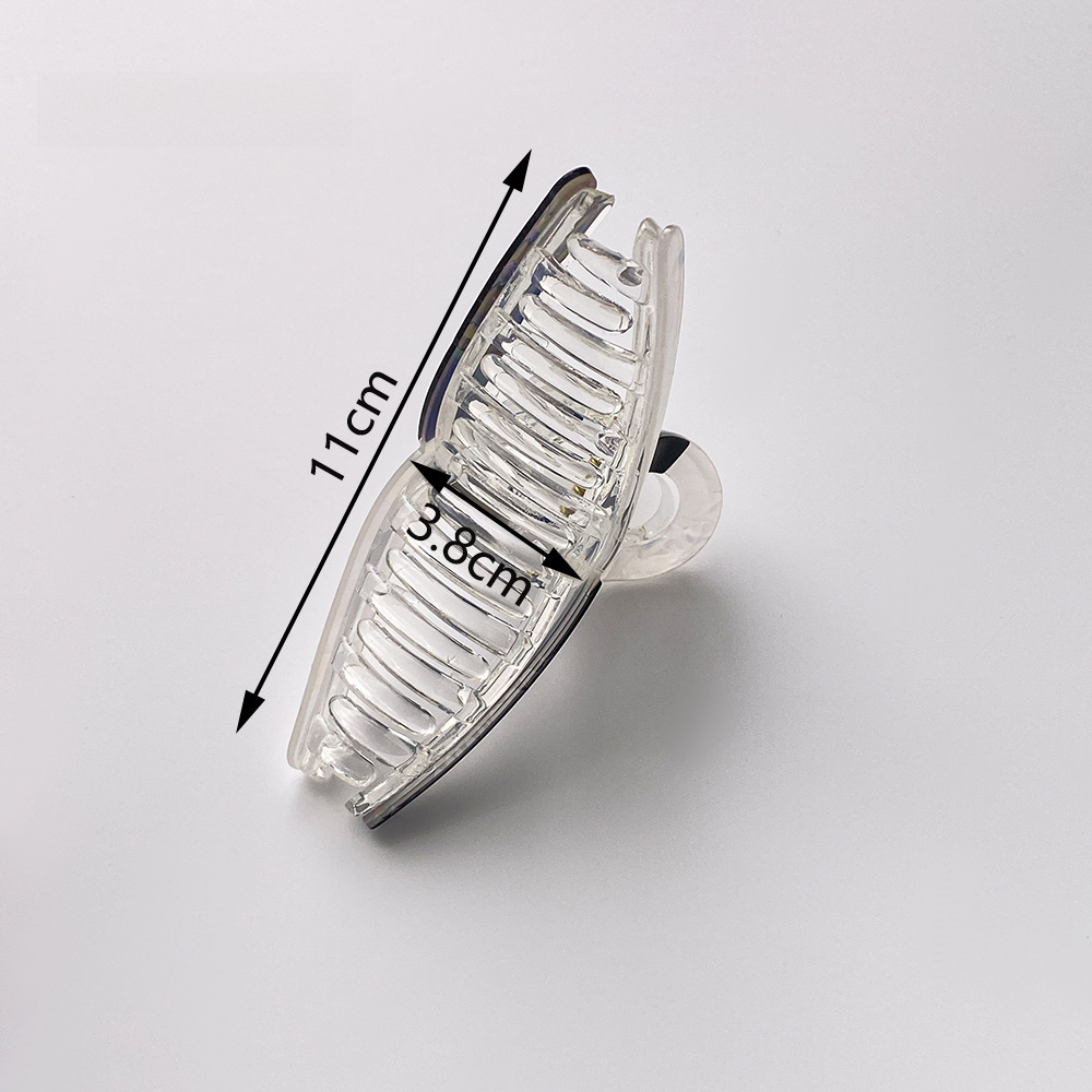 Internet Celebrity Large Grab Clip Back Head Disc Hair Grab Clip Phantom Color Spelling Solid Color Elegant Hair Clip Hair Clip Hair Clip Multi-volume_voghion.com