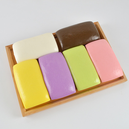 Simulated long slow-rebound sticky cake mousse sticky and wet soft hand-feeling decompression toy
