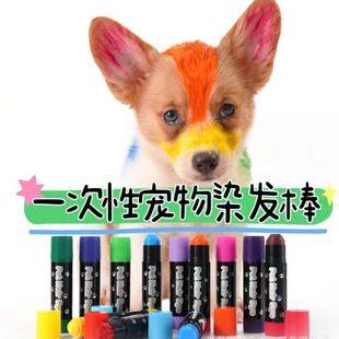 Pet Hair Dyeing Stick No Hair Injury Easy to Clean Color Hair Dyeing Cream Dog Hair Dyeing Veterinary Marker Crayon