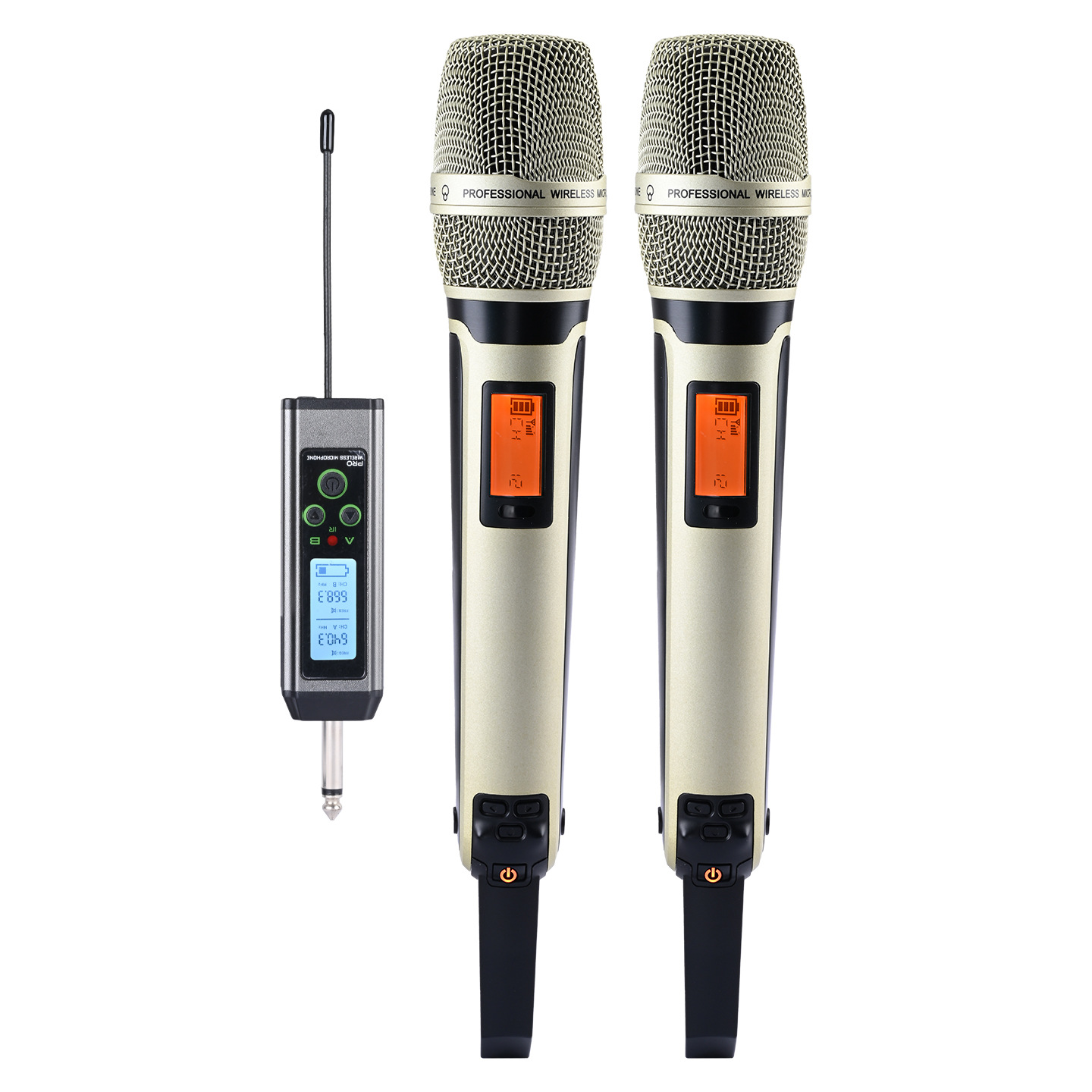 소형 충전 수신기 모델(1~2개의 금속 9000 휴대용)