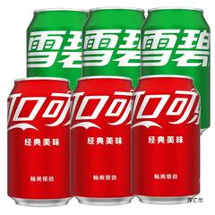 コカコーラ330ml * 6*18缶雪碧レモン味コーラ原味炭酸飲料ソーダ缶