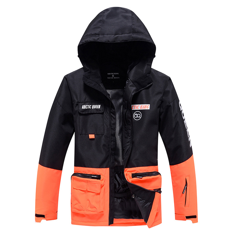 Men's Clothing Ski suit set for men and women couples warm and thick ski suit set single board double board ski suit_viptrois.com