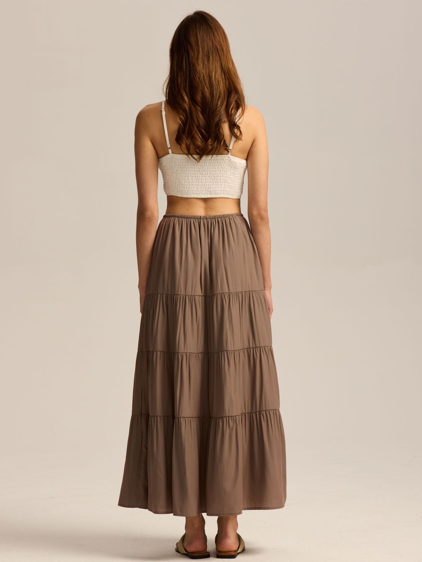 Women's A-Line Skirt Casual Simple Style Solid Color Maxi Long Dress Casual Daily display picture 41