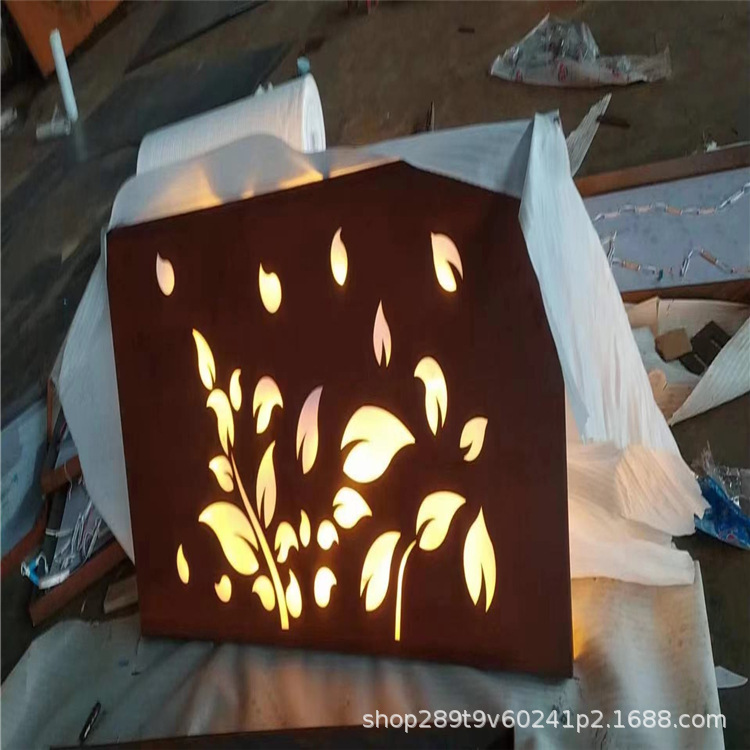 大量销售耐候钢板05CuPCrNi-A耐候板Q355NH耐候板切割镂空耐候板