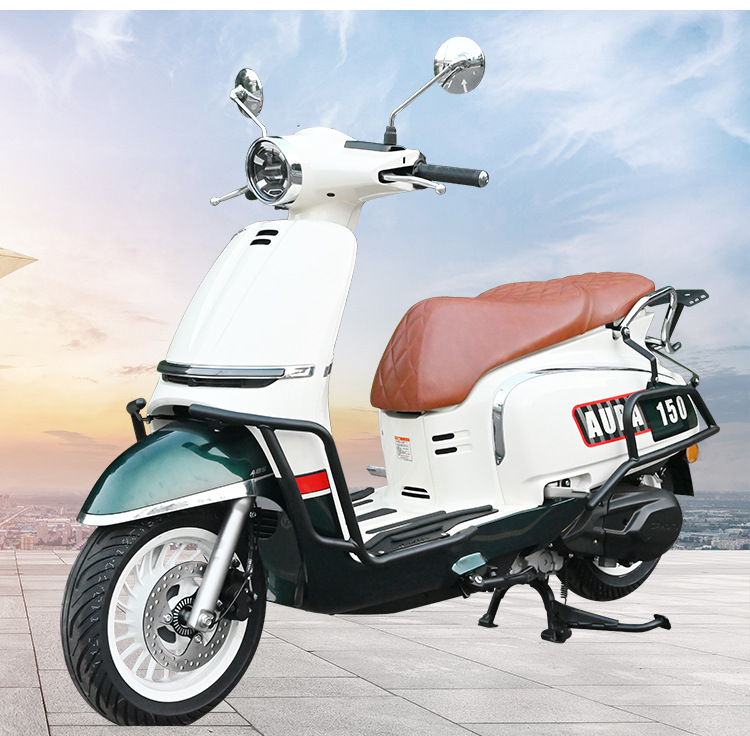 Suitable for Chunfeng Aura150 Protective Bars, Front and Rear Exhaust Pipe Bumpers, Rear Racks, Silver Protective Bars, Modification