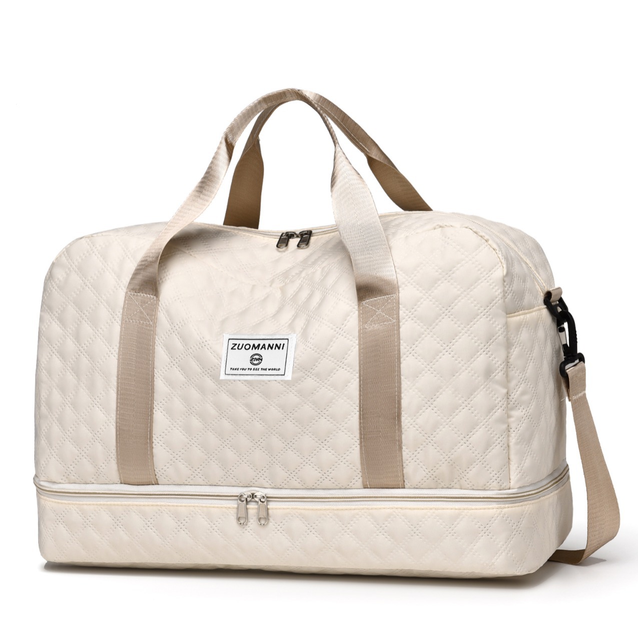 Travel Bag Large Capacity Women's Fitness Bag Lightweight Maternity Bag Storage Bag Short-Distance Luggage Bag Men's Additional Bag Travel Bag