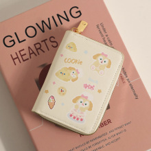 淘货源卡通拉链卡包可爱拉链风琴包多卡位防磁卡套证件包一件代发