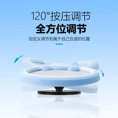 Large field of view rear view auxiliary mirror, Round Mirror Creative Rear View Mirror