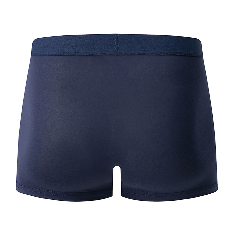 Herren Trunks Aus Baumwolle Nahtlose Sportunterwäsche Atmungsaktiv_voghion.com