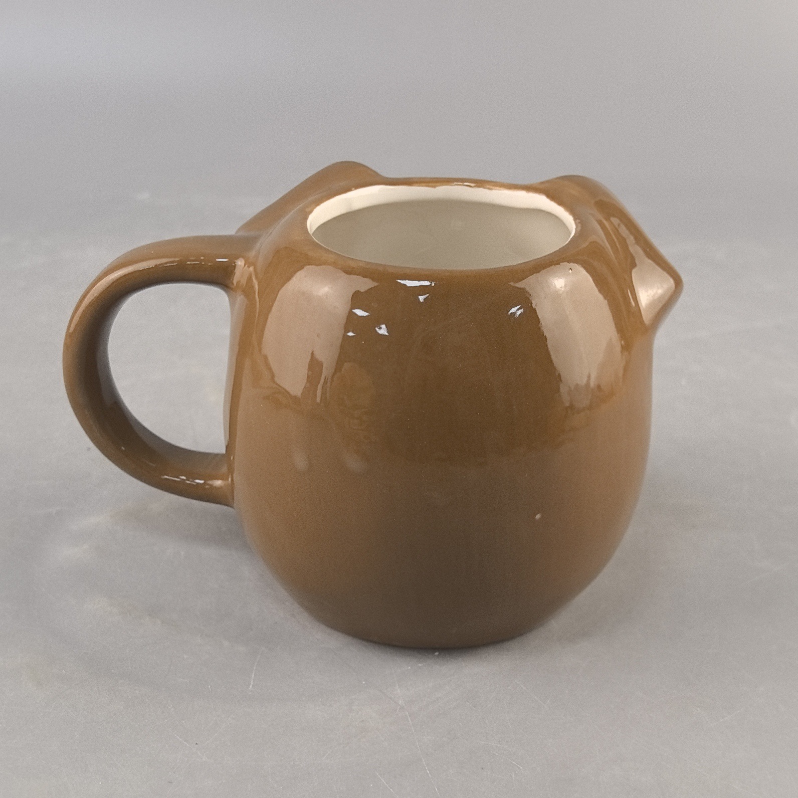 Creativo pintado a mano taza de café de perro taza de cerámica taza de té animal cabeza taza de regalo 3D taza de cerámica cabeza de perro taza