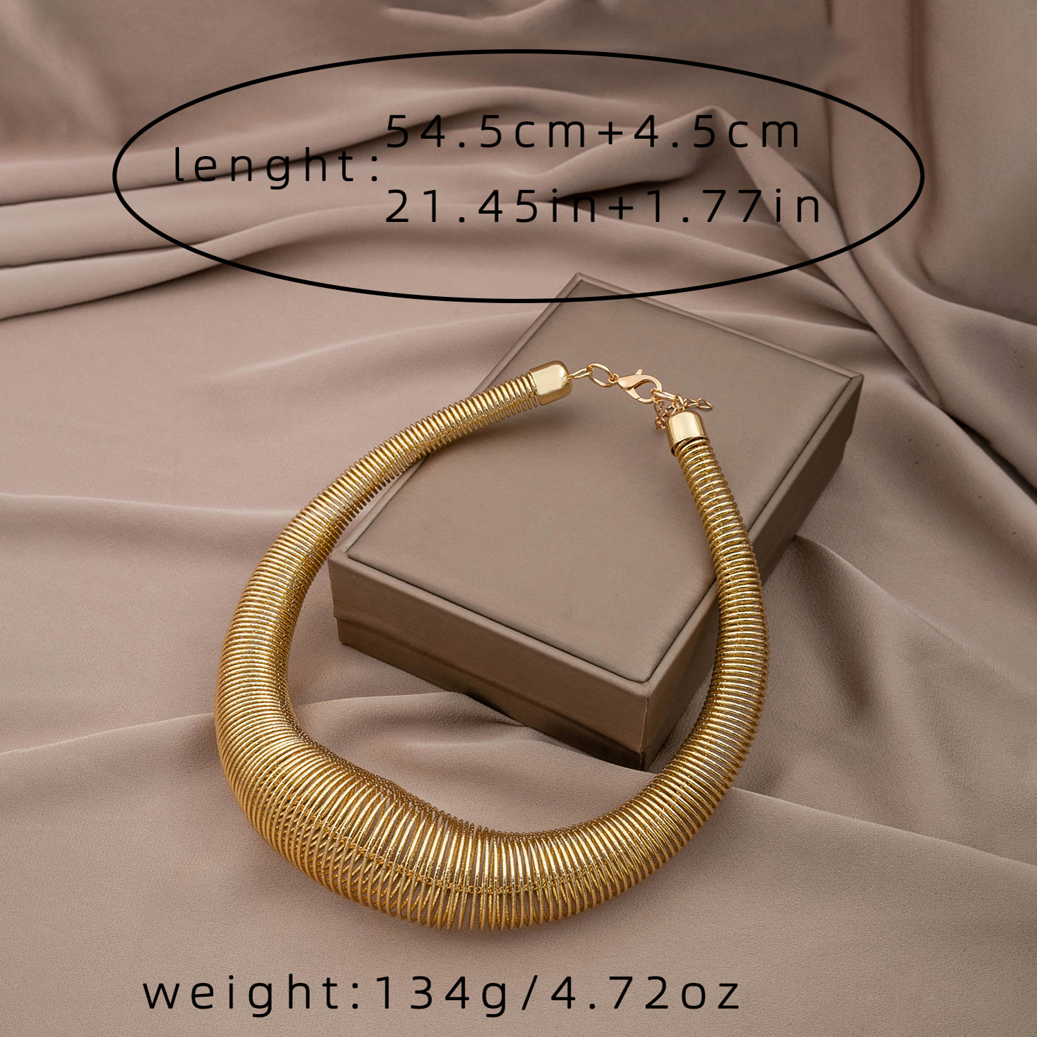 Exaggerated Classic Style Solid Color Iron Lobster Trigger Clasp Closure Choker Wholesale display picture 1