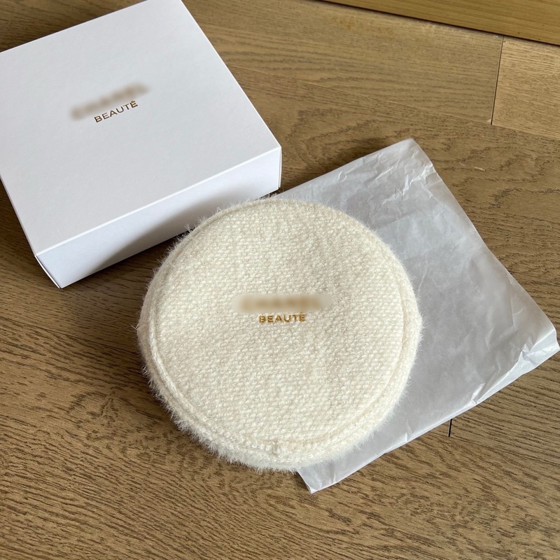 クリスマス限定 VIP ベルベットバッグ X スノーフレークバッグテーマ ラウンドケーキ収納化粧品バッグ ポータブル変身ラウンドケーキ|undefined